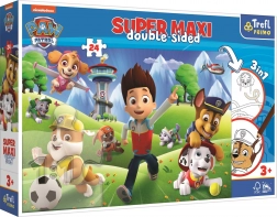 Dobbelt­siddet puslespil Paw Patrol: Eventyr super maxi 24 brikker