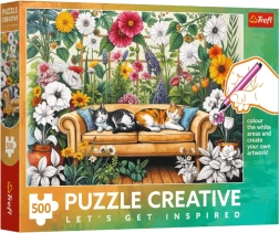 Puslespil 500 brikker – Katte-orangeri TREFL