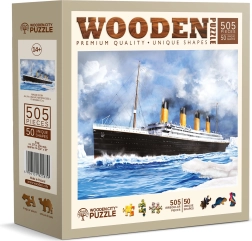 Træpuslespil Titanic 505 brikker WOODEN CITY