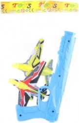 Pistol til affyring af flyvende småfly