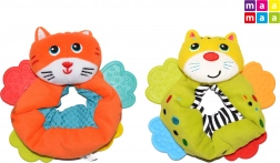 Tekstil rangle til håndled med bideringe MAAMAA, kat 12 cm