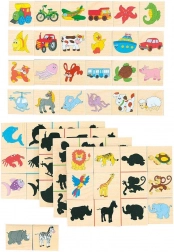 Træpuslespil – find skyggen