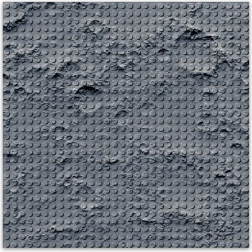 Designer-byggeplade Månelandskab 25,5 x 25,5 cm