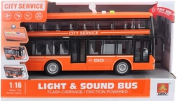 Dobbeltdækkerbus på batterier til børn