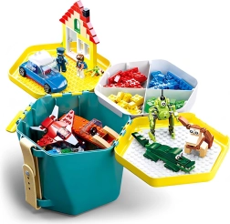 Sluban spand med klodser – grøn