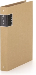 A4-mapper Kraft Nature med 4 ringe