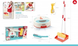 Interaktivt rengøringssæt med robotstøvsuger til børn