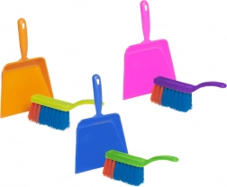 DOHÁNY børne-rengøringssæt med fejebakke og kost (mix af farver)