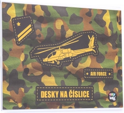 Mapper til tal med motiv af helikopter