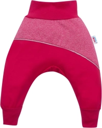 Softshell-babybukser i pink 68 (4-6 måneder)