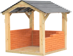 Mega byggesæt Classic World EVA mursten 55 stk.