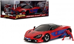 Jada Toys model McLaren 720S Spider-Man 1:24 die-cast med figur