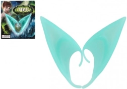 Elverører af latex 12 cm – turkis, tilbehør til karneval