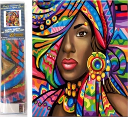 Diamantmaling Afrikaner 30x40cm