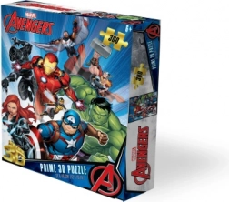 3D-puslespil Avengers – 200 brikker