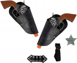 Cowboysæt med to pistoler