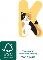 Small foot træbogstav K