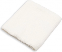 musselintæppe new baby hvid 60 × 60 cm