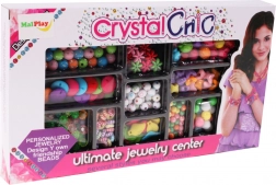 Sæt med farvede armbånd Crystal