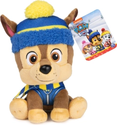 Plys-Chase fra Paw Patrol med vinterhue, 18 cm