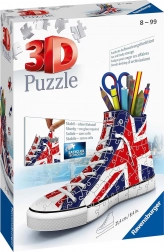 Ravensburger 3D-puslespil sneaker med britisk flag 112 brikker