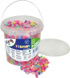 Playbox strygeperler i spand med glimmer 5000 stk
