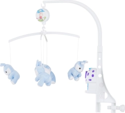 musikalsk hængende karrusel blå kaniner CHIPOLINO