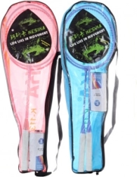 Badmintonsæt med bolde og etui