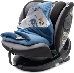 Foret svøbe-tæppe til autostol New Baby blå
