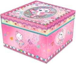 Klassisk spilledåse – katte-ballerina