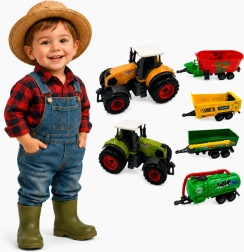 Woopie Mini Farmer traktorsæt med anhængere