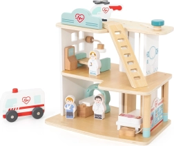 Viga Toys træhospital med tilbehør