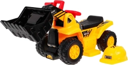 Batteridrevet læssemaskine til børn med hjelm og lyde