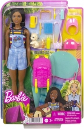 Barbie Brooklyn camping-sæt med tilbehør og hvalp