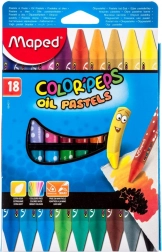 Trekantede oliekridt Maped Color'Peps 18 stk