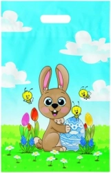 Påske plastpose med håndtag