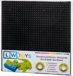 L-W Toys basisplade 32×32 sort