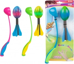 Skumkast-raket med starter 19 cm