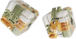 Farvet labyrintterning 8,5 cm