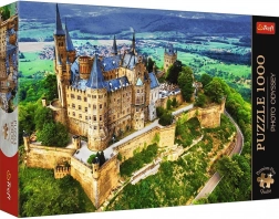 Puslespil TREFL Premium Plus Photo Odyssey – Hohenzollern-slottet, Tyskland (1000 brikker)