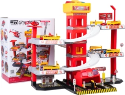 Fleretages brandmandsparkeringshus med elevator og tilbehør