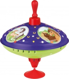Snurretop med hestemotiv 19 cm LENA
