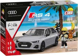 Byggesæt COBI Audi RS4 Cycling Madness i skala 1:35