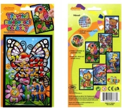 Glitrende klistermærkebillede 15 x 10 cm