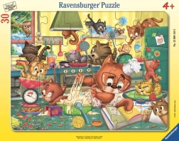 Ravensburger puslespil Kattetumult 30 brikker