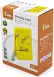 Snøre-ost med mus – læringslegetøj til børn 3+