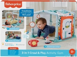 Fisher-Price 3-i-1 legetæppe Opdagelseshus med lyde
