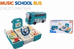 Interaktiv foldbar bus med rat til børn