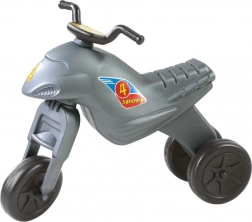 Løbecykel Super Bike maxi sølvfarvet 48 cm