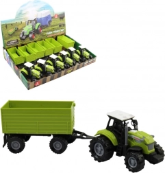 Traktor med trailer med lys og lyd